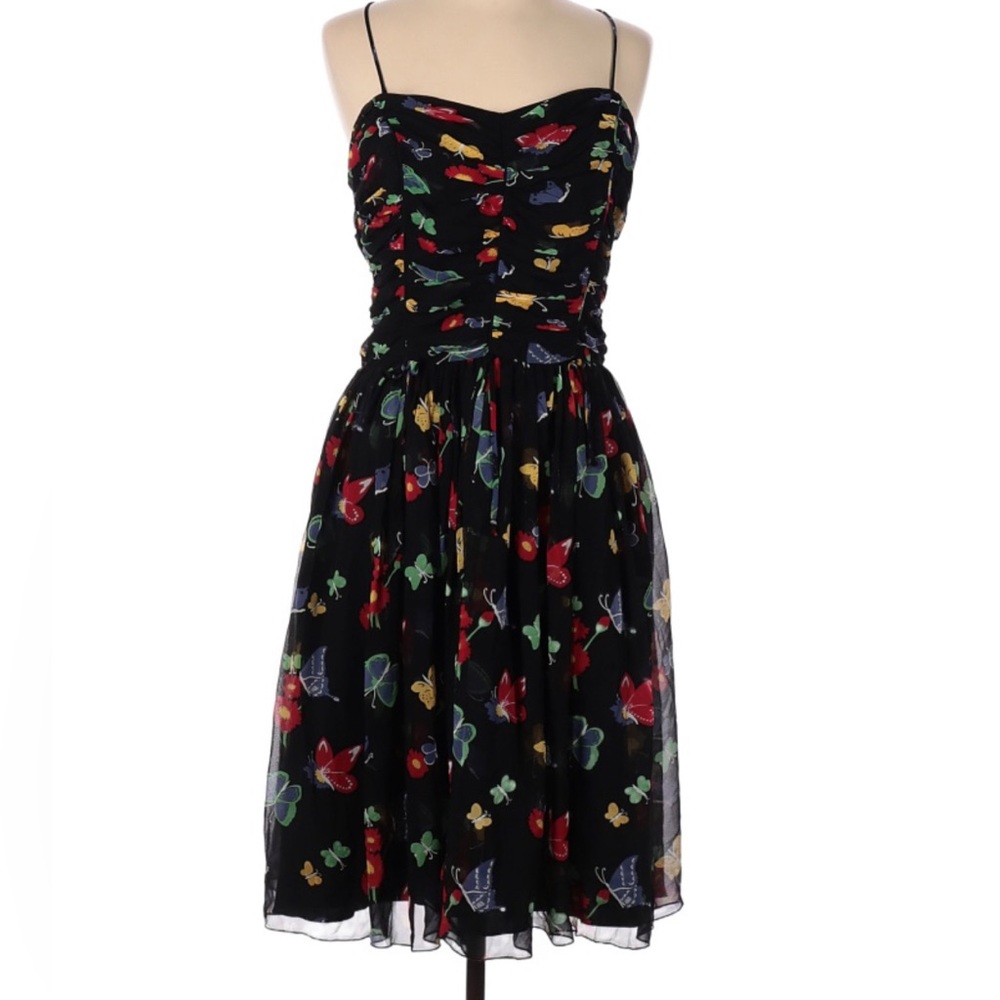 Anthropologie Anna Sui Silk Dress